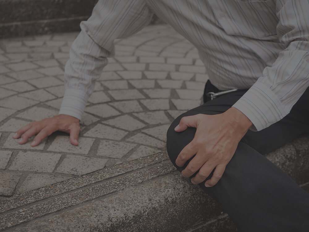 Where do slip and falls happen?
