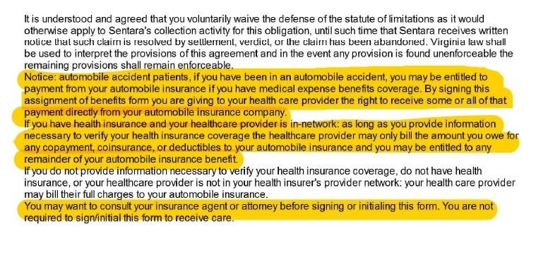 Understanding the Form - Assignment of Automobile Medical Expense Insurance and Liability Proceeds