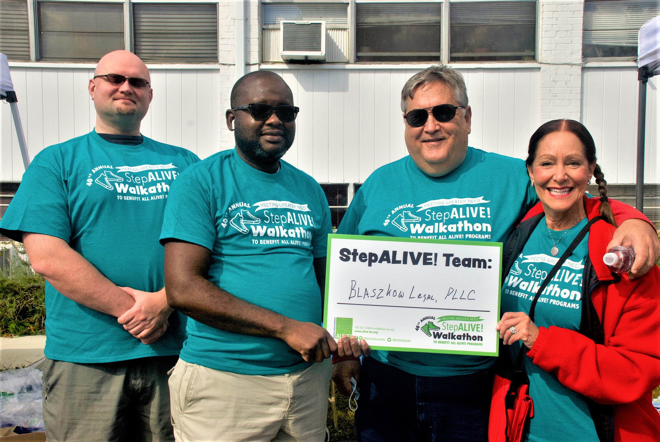 A Blaszkow Legal StepALIVE team from a past -Thon.