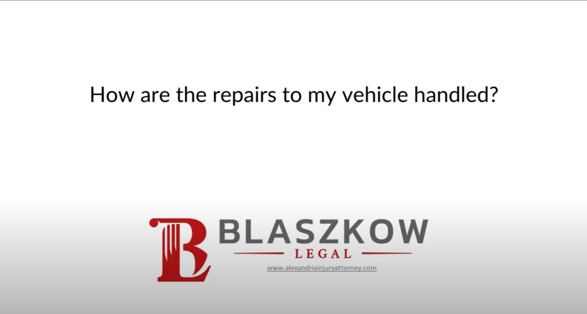 How are the repairs to my vehicle handled after a car accident