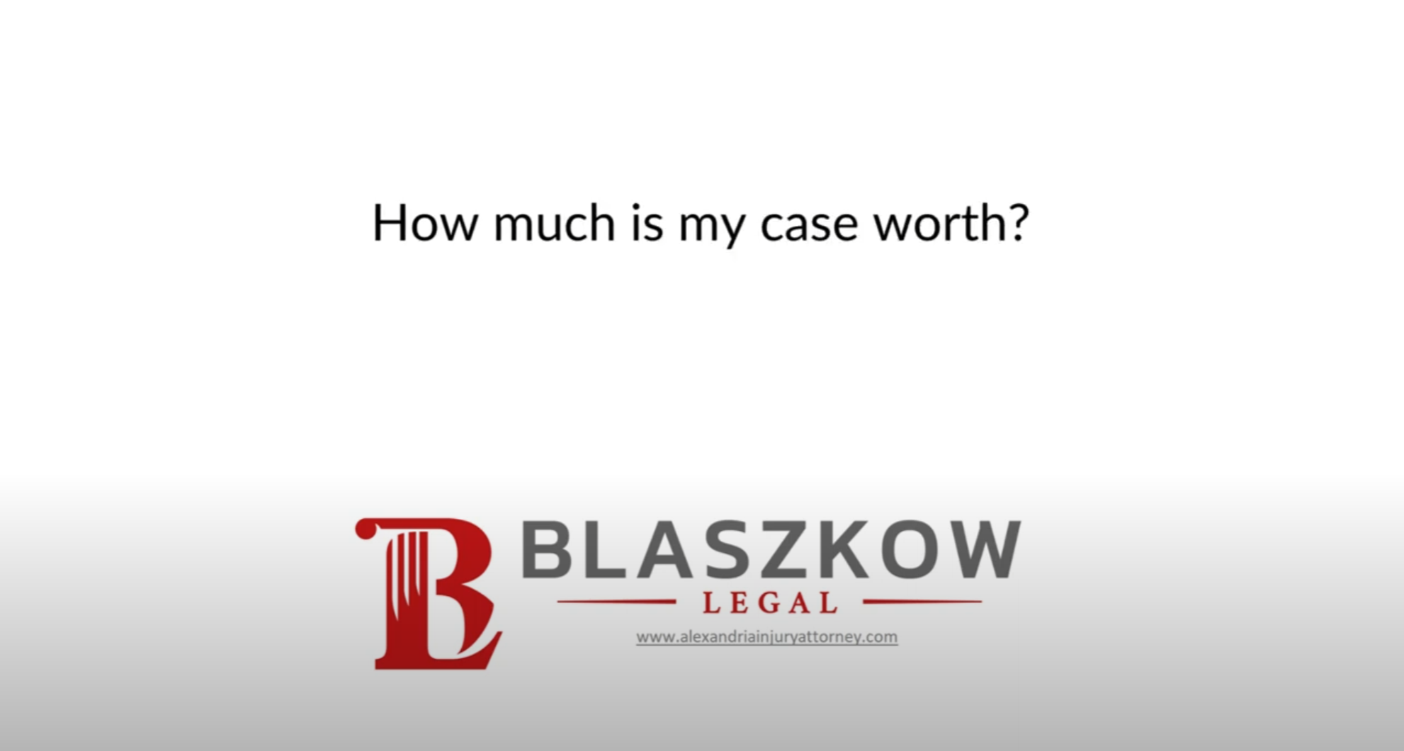How much is my car accident case worth