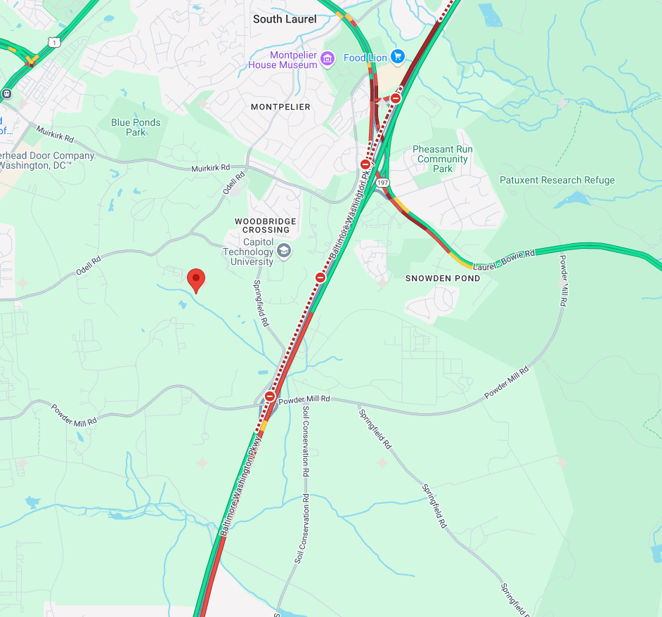 BALTIMORE-WASHINGTON PARKWAY CRASH
