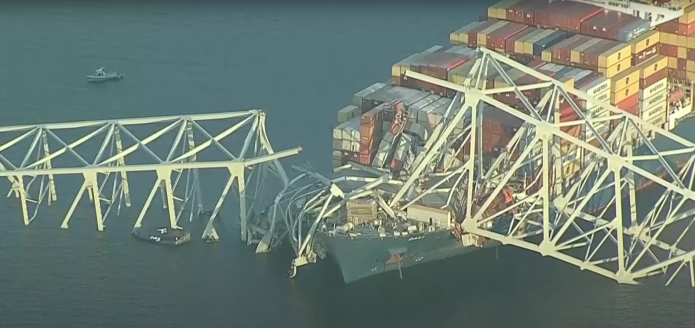 Key Bridge in Baltimore Collapses after Ship Strike - Several Injured, Others Missing